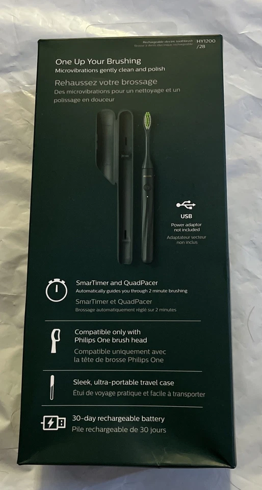 Philips один питания зубная щетка зеленый без щетки головка открыта Dmg коробка новый - Изображение 3 из 4