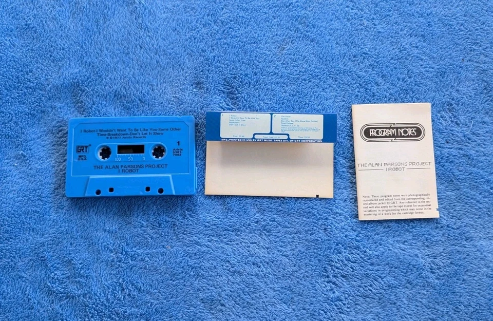 ALAN PARSONS PROJECT I Robot Cassette Tape 1977 Progressive Rock w/ Booklet - Image 3 of 4