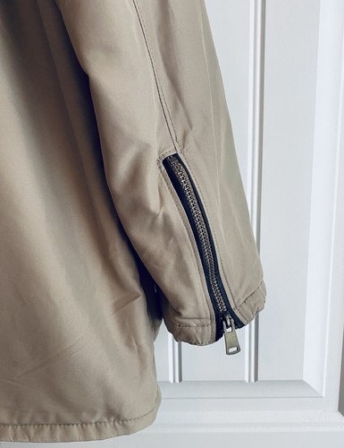 Coach Men's Utility Field Jacket Coat Tan Khaki Size XL - Picture 7 of 15