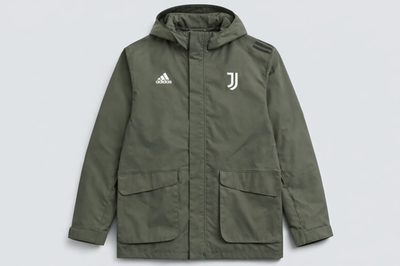 Adidas Juventus Jacket Green Hooded Full Zip Men's Size [Your Size