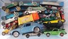 VINTAGE & LATER DIECAST TOY RACING & SPORTS CAR JOB LOT DINKY CORGI MATCHBOX etc