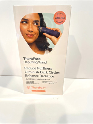 New/Factory Sealed TheraFace Depuffing Wand by Therabody   Cold & Heat Therapy
