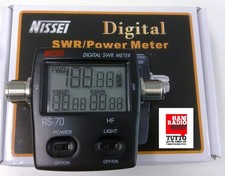 Nissei RS-70 Rosmetro Wattmetro digitale 1.6-60 MHz