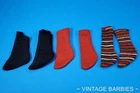 (3) Pair Vintage Ken Doll #750 Mixed Lot of Socks Near Mint ~ 1960's