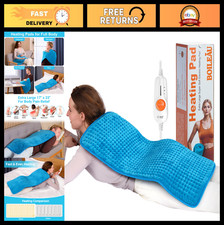 Extra Large Heating Pad for Back Pain  Cramps Relief, 3 Heat Levels, Auto Shut