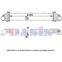 LadeluftküHler FüR Ford Focus II DA HCP DP Volvo V50 MW 545 S40 544