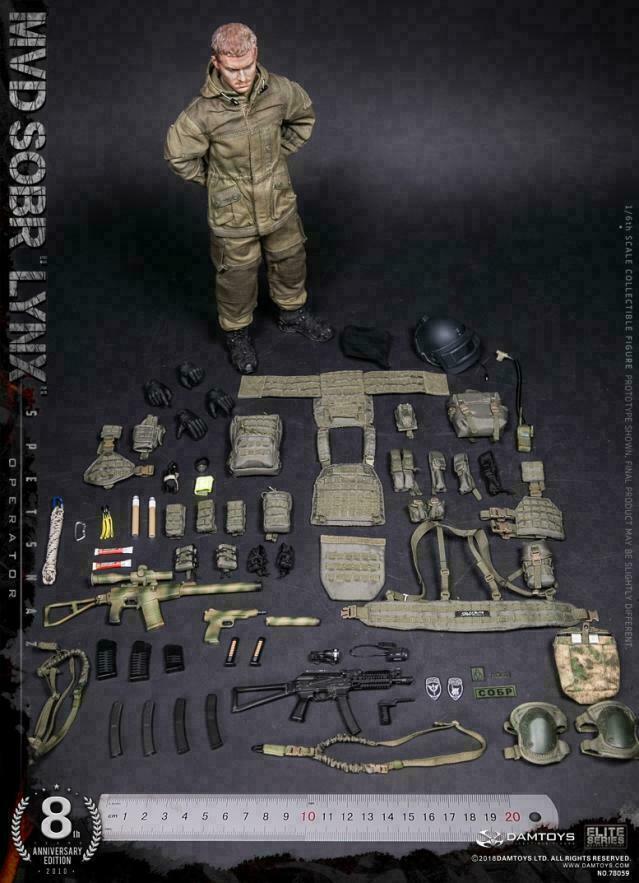 DAMTOYS 78059 1/6 Russian SPETSNAZ MVD-SOBR Bobcat Special