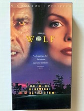 Wolf (VHS, 1994) Jack Nicholson ~ Michelle Pfeiffer
