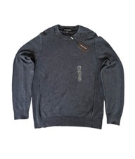 Michael Kors Black Dark Gray Fall 22 Long Sleeve Sweatshirt Men  s Size Large New