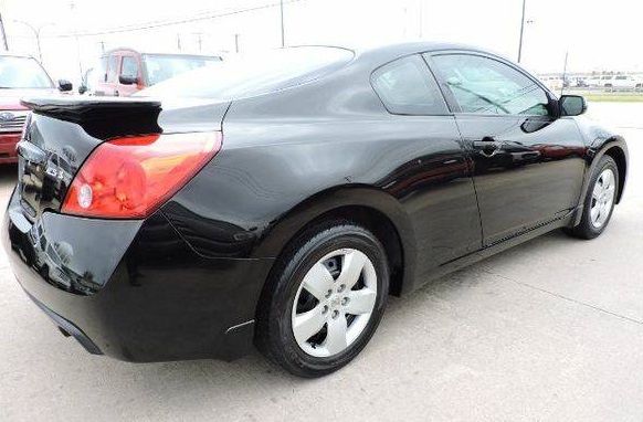 Unpainted Gray Primer Rear Spoiler With Light For Nissan Altima Coupe 2008-2013 | ABS Plastic TSC TSC198L