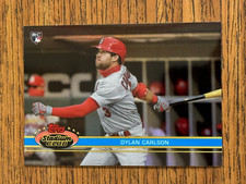 2021 Stadium Club Chrome Dylan Carlson Rookie 1991 Variation St. Louis Cardinals