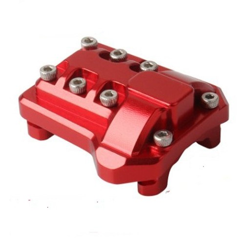 Aluminum Metal Diff Cover Front &Rear Axle Fit for 1/10 Traxxas TRX4 Crawler Car - Picture 5 of 7