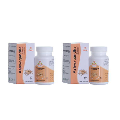 Virgo Ashwagandha Pure Natural effective - 60 Veg capsules 400mg - Picture 10 of 12