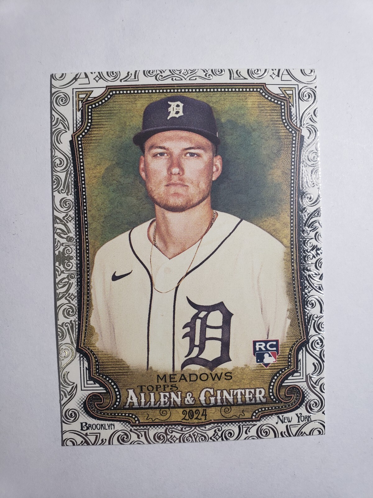 2024 Topps Allen Ginter Parker Meadows Foil Filagree Rookie RC #146 Tigers