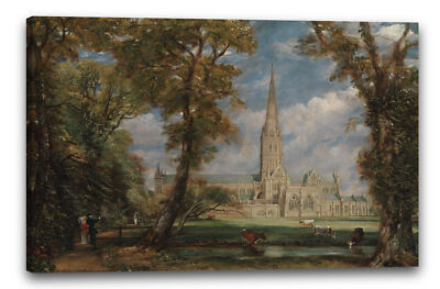 Kunstdruck John Constable - Salisbury Cathedral vom Bishop's Grounds