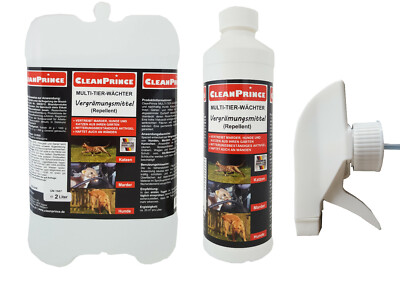 Multi Tier Wächter Anti Marder Spray Hunde Katzen Ex Stopp 2,5 Liter Marderspray