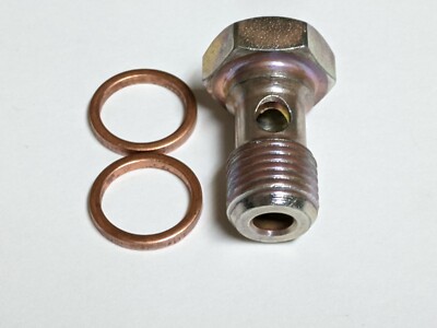Banjo bolt & washers, Bolt 1/2''-20 UNF. Bolt head 11/16'' Common 7111-308
