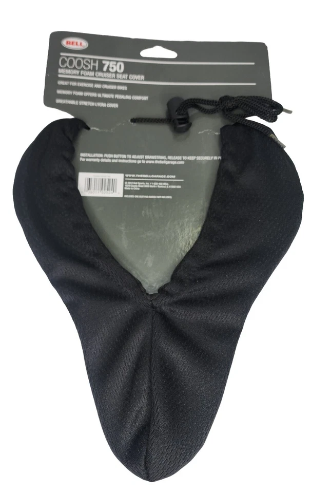 Cubierta acolchada para asiento de bicicleta Bell Sports Coosh 750 espuma viscoelástica crucero ancha Foto 3 de 3