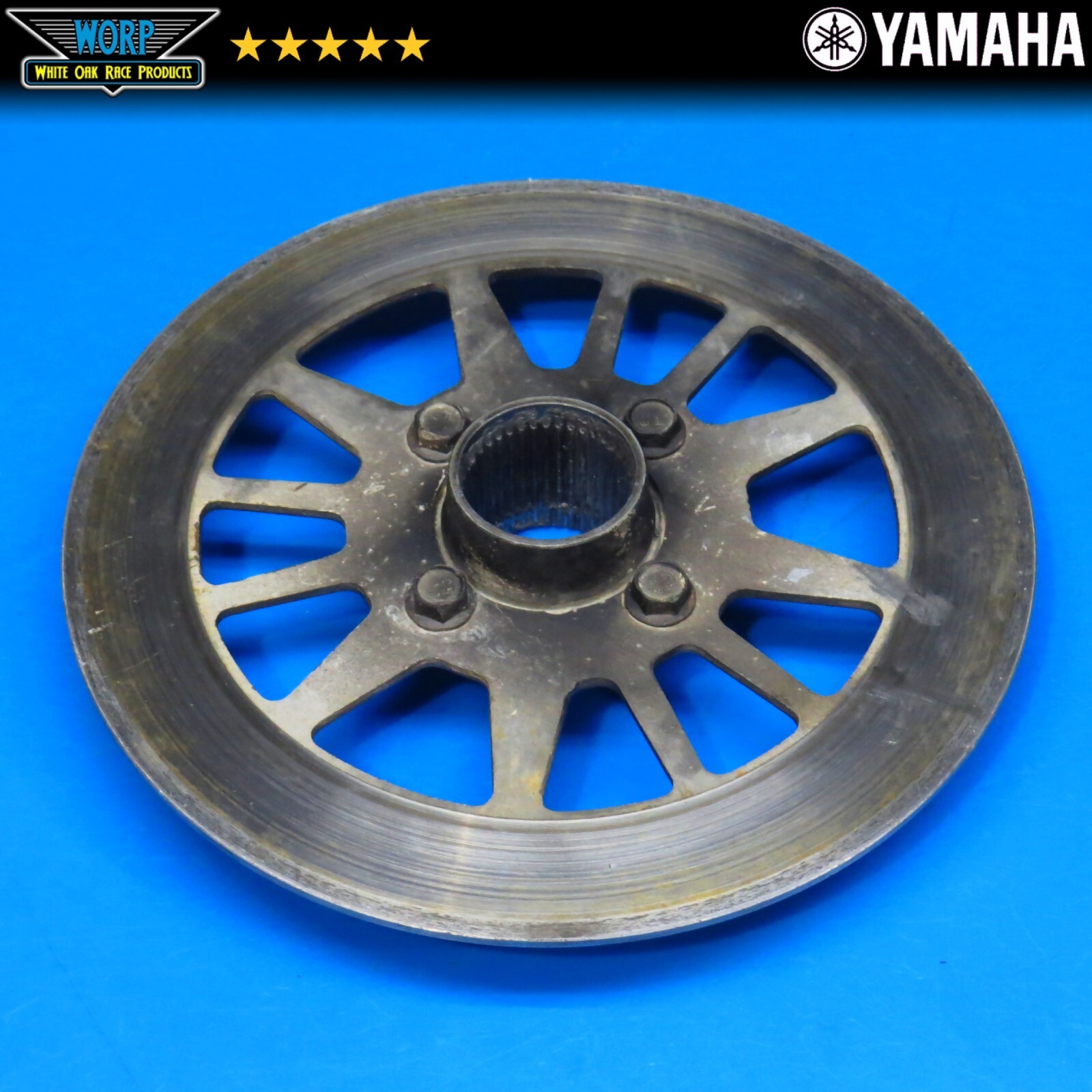 2000 YAMAHA WARRIOR 350 REAR BACK DISC BRAKE ROTOR MOUNT COLLAR HUB 2XK