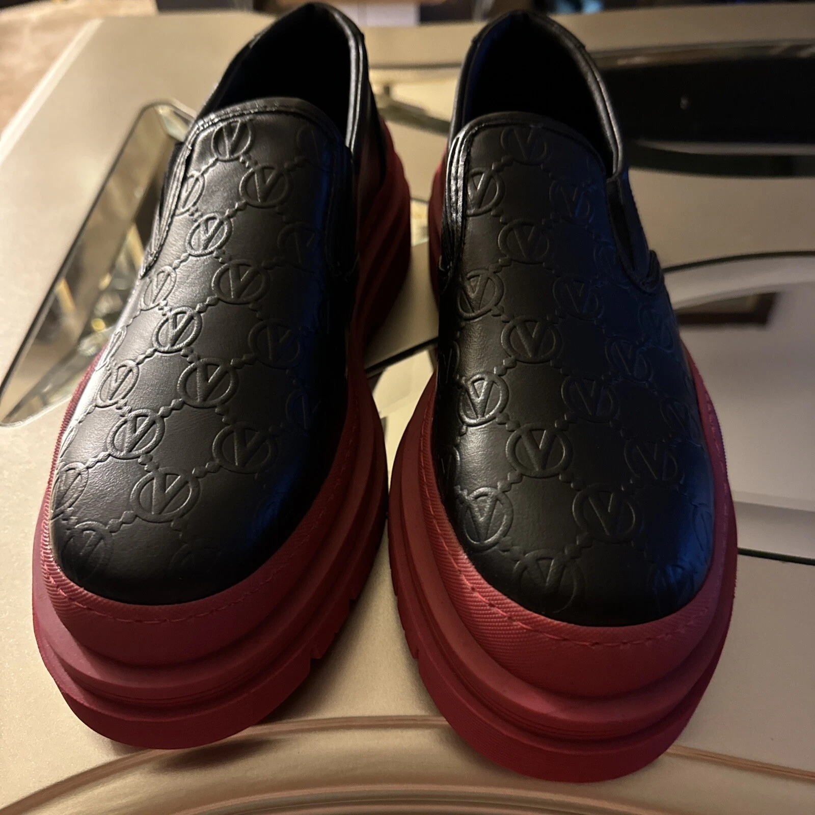 Slip on Valentino by Mario Valentino Agnes in pelle taglia 9 5