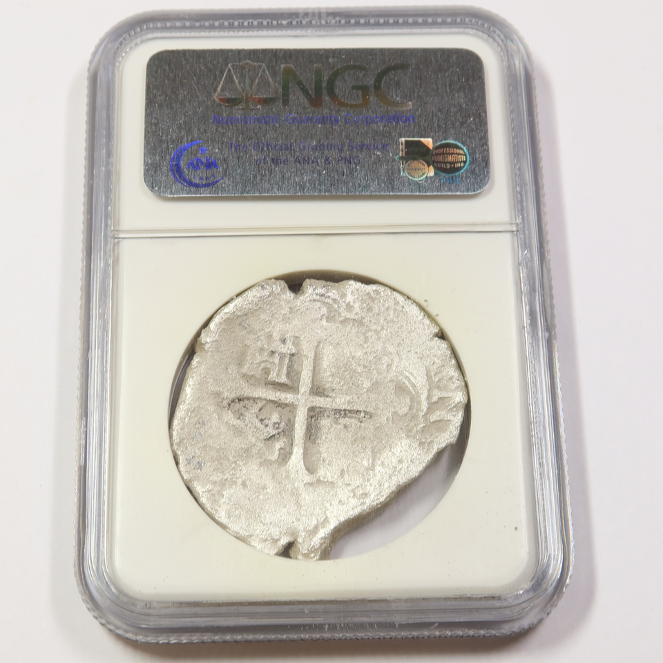 Silver Eight 1618-22 MO D NGC - SAO JOSE SHIPWRECK - MEXICO - Silver Eight Reales 8R ...