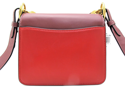 COACH ロゴパターン ベルト ブラウン/レッド COACH ロゴパターン 長財布 ブラウン/レッド - メルカリ