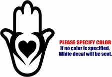 Mural Hamsa Hand Amulet Graphic Die Cut decal sticker Car Truck Boat Window 12"