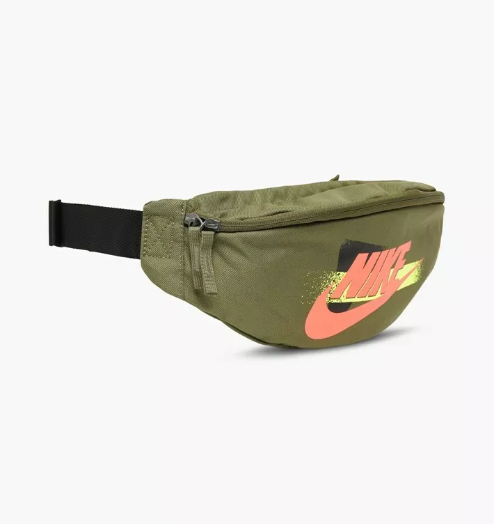 Nike NSW Heritage Zip Hip Waist Bag Bum Bag Fanny Unisex Olive Green  CJ8679-222