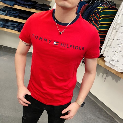 NWT Mens Tommy Hilfiger Logo Short Sleeve Tee XS S M L XL XXL - Picture 17 of 31