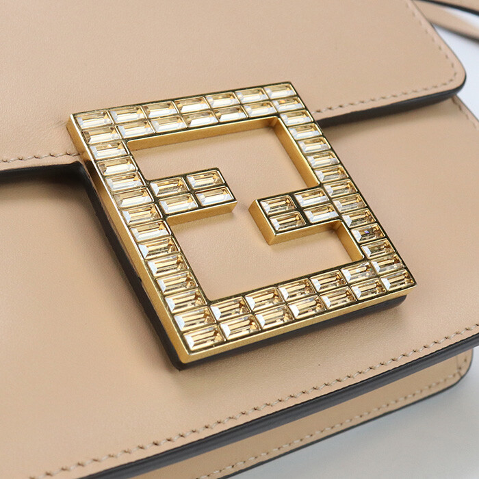 FENDI ショルダーバッグ 8BT325 AA1W【ランク：A】 FENDI 8BT325 AA1W Shoulder Bag FWith logo Crossbody Bag