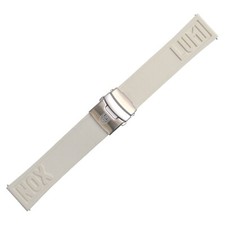 Genuine Luminox Watch Band Strap 24mm EPDM White Steel 3050/3080/3150/4200/8800
