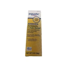 Equate Maximum Antibiotic & Pain Relief Ointment 1 oz Exp 04/2027 Damaged Box 