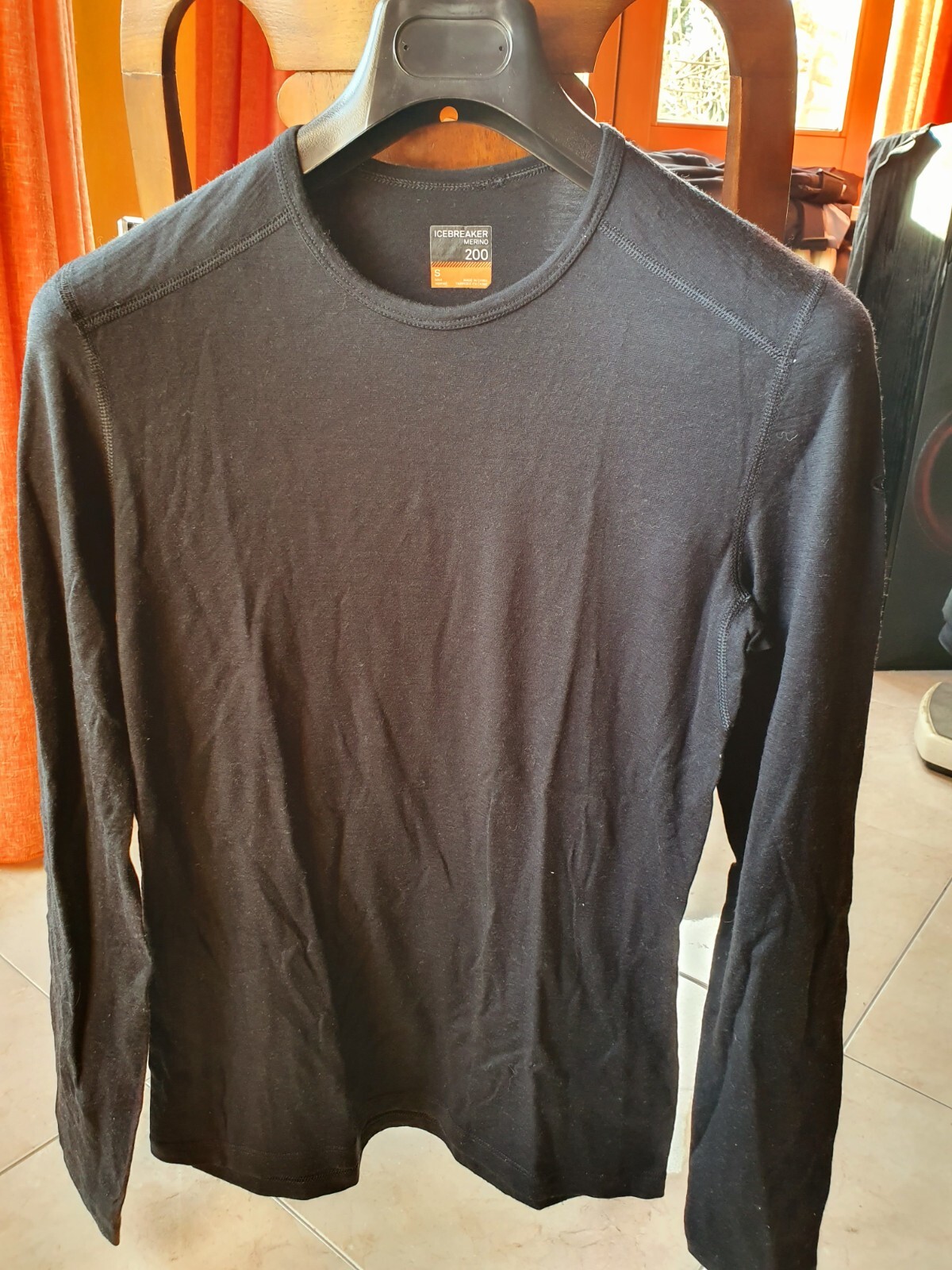 ICEBREAKER Original Long Sleeve in 100% lana merino 200 Uomo Size S