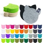 KATZE  FILZ Untersetzer Tassenuntersetzer, Glasuntersetzer  6 Größen - 50 Farben