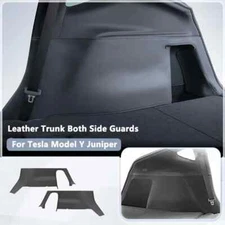 For Tesla ModelY Juniper 2025 Rear Trunk Guards PU Surface Corner Anti-dirty Pad