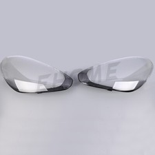 2x Leftright Headlamp Headlight Lens Clear Cover For 2015-2017 Porsche Cayenne