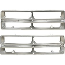 1971 1972 Ford Truck Grille Argent Plastic Pair Right Left Side 2 Pcs 3032l