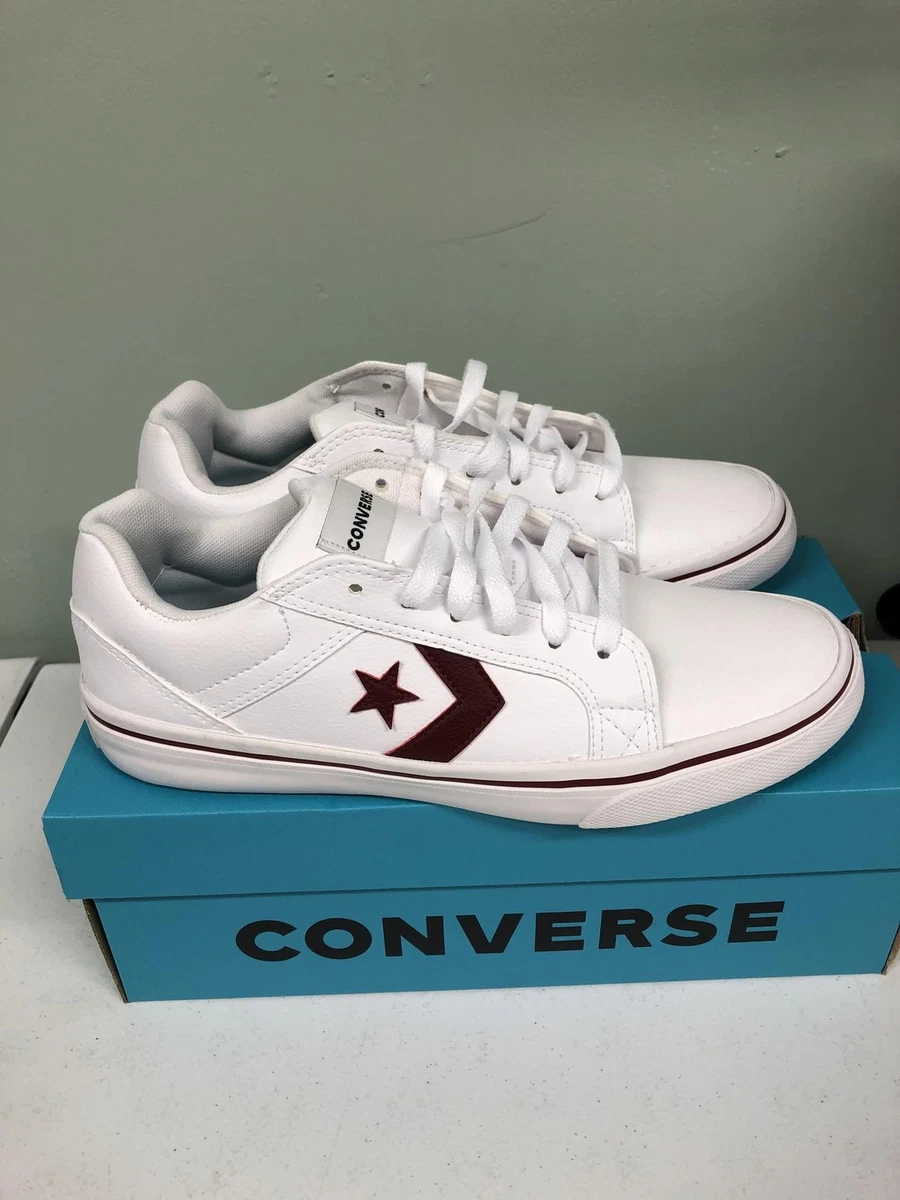 Converse Unisex Chuck Taylor Star Player Ox Shoe Size 9.5M White/Red 168739C eBay