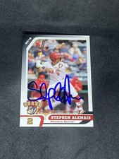 Stephen Alemais 2018 Grandstand Altoona Curve Auto Autographed Signed MILB Card
