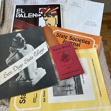 Lot Vintage 1930s SDSU San Diego State University Hand Book Palenque History