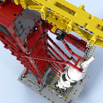 Support/Stand/Display pour LEGO Fusée Saturn V ¤ 21309 / 92176 ¤ MOC
