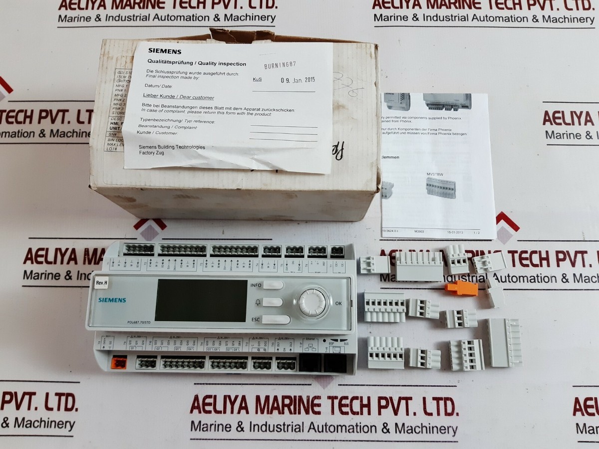Siemens pol687.70/std programmable controller set rev. h | eBay