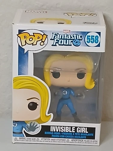 Figura Vinilo Funko Pop Marvel Fantastic Four NIÑA INVISIBLE #558 Nueva 2019