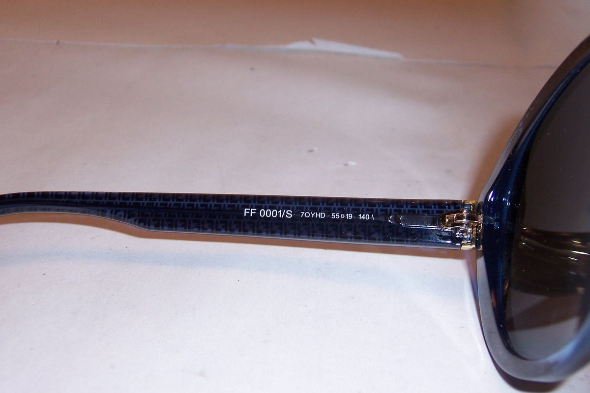 NEW FENDI SUNGLASSES FF 0001/S 7OY-HD HAVANA/GRAY AUTHENTIC  display picture 2