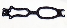 XTREME RACING KYOSHO MINI INFERNO BLACK CARBON FIBER TOP PLATE BUGGY OFFROAD RTR