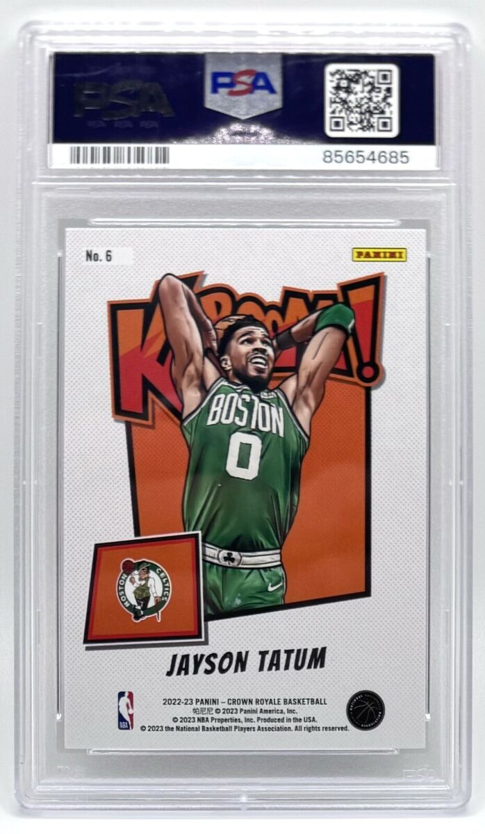 2022 Crown Royale #6 Jayson Tatum KABOOM! PSA 10 GEM MINT | eBay 2022 Crown Royale #6 Jayson Tatum KABOOM! PSA 10 GEM MINT | eBay