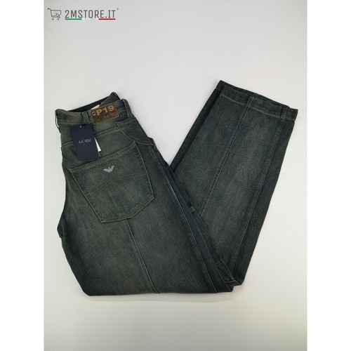 Jeans uomo ARMANI J19 blu sabbiato loose fit dritto VINTAGE old stock | eBay