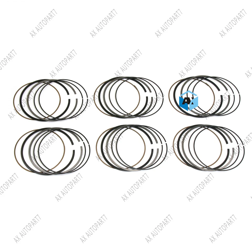 Juego de 6 anillos de pistón STD para Volvo S80 V70 XC60 XC70 XC90 3,2 L B6324S L6 T6 Foto 3 de 4