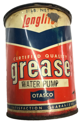 Vintage 1LB LONGLITE Water Pump Grease Full OTASCO Rare | eBay