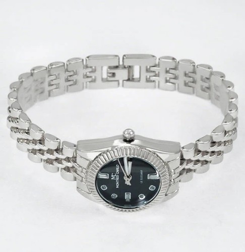 24mm Montres Carlo Women Modern Fashion Bracelet Band Quartz Luxury Dress Watch - Picture 15 of 22